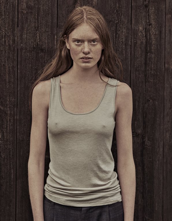 VISCOSE/WOOL TANK TOP
