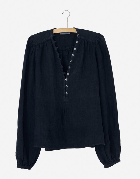 260223_V-neck_Blouse_Ink_blue_a