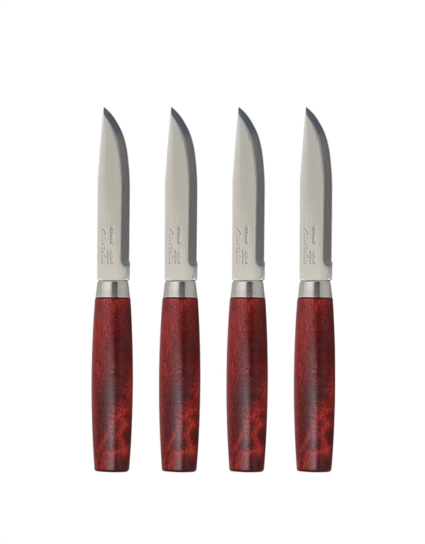 mora knife red 4 stk