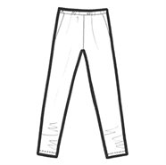 VISCOSE/WOOL LEGGINGS