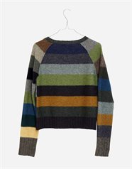 wool striped cardigan
