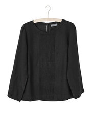 240103_Pleat_blouse_black_a