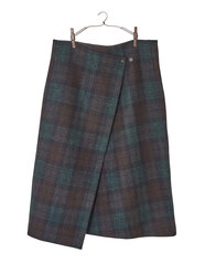 240202_tweed_wrap_skirt_bottle_green_a