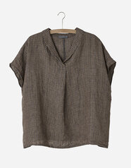 250210_Shawl_collar_top_rust_check_a