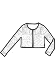 S.150263 hook and eye cardigan